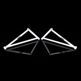 Rear Side Bars Ultra Racing for Mercedes S-Class W126 2.6 79-93