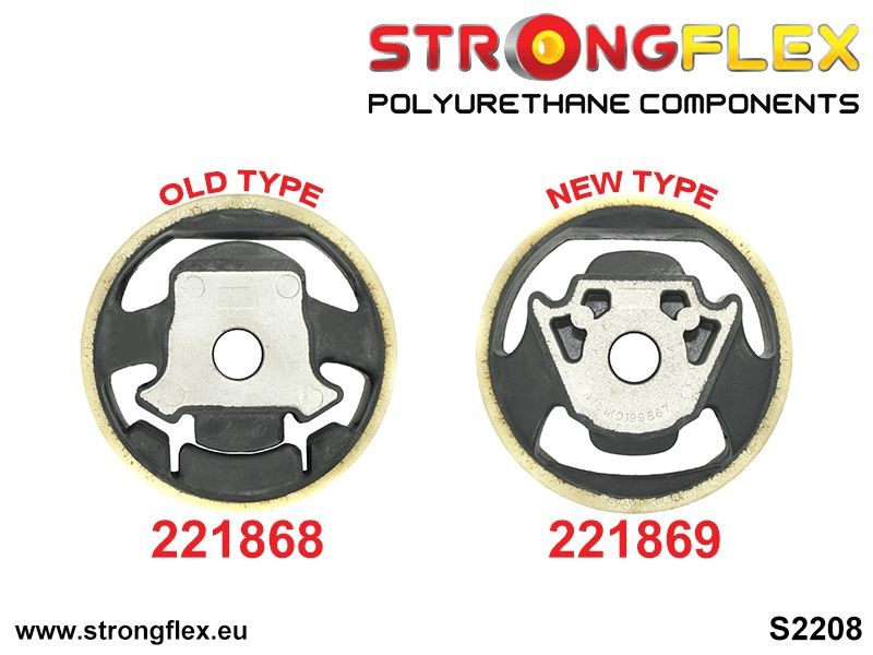 221869A: Inserto inferior del soporte de motor SPORT