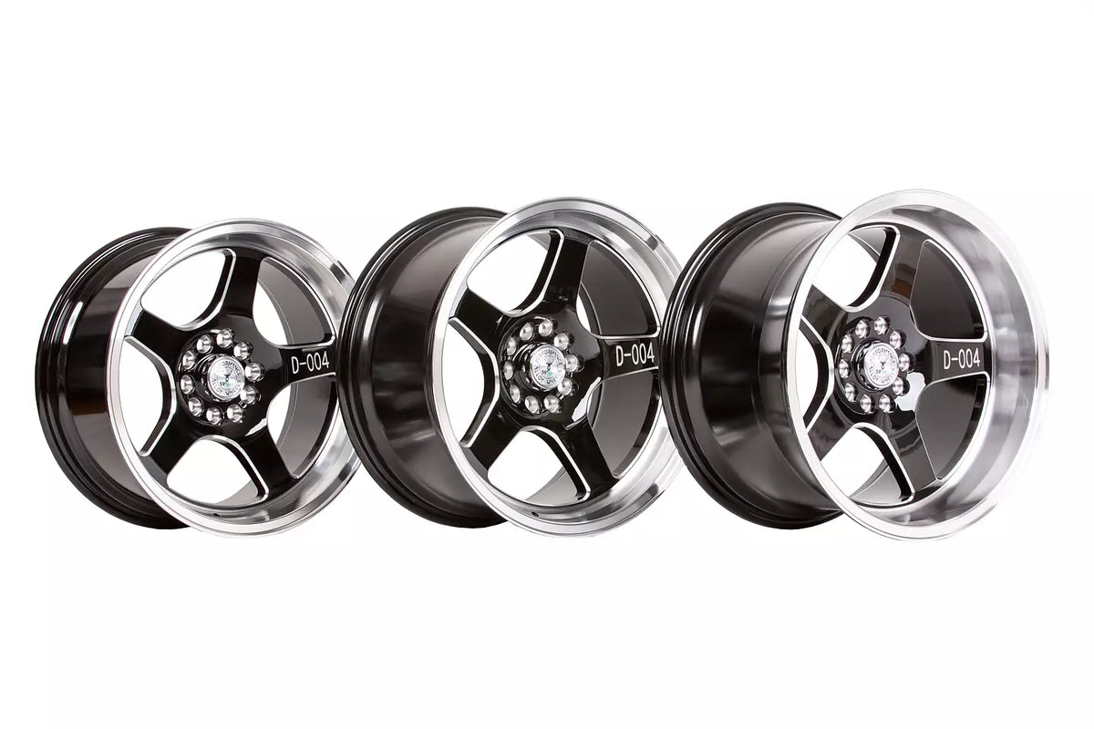 59°North Wheels D-004 9.75x18" ET-5 5x114.3/5x120 Black/Chamfer