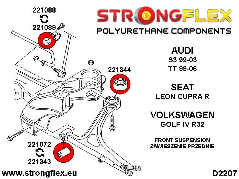 226121A: Kit completo de suspensión SPORT