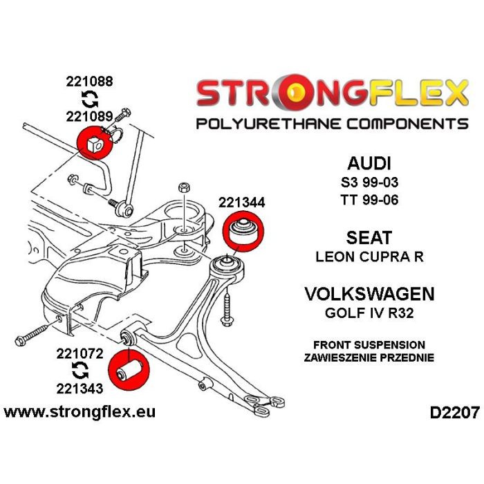 226121B: Complete suspension kit