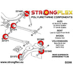 226129B: Rear suspension bushing kit