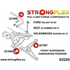 226210A: SPORT Front Suspension Bush Kit
