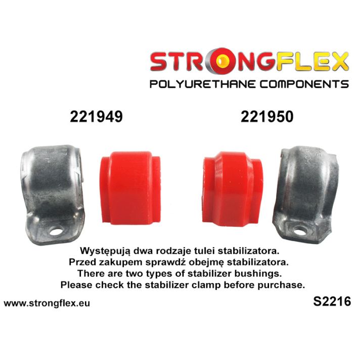 226228A: Full SPORT suspension bushing kit for Audi Cupra Seat Skoda Volkswagen FWD