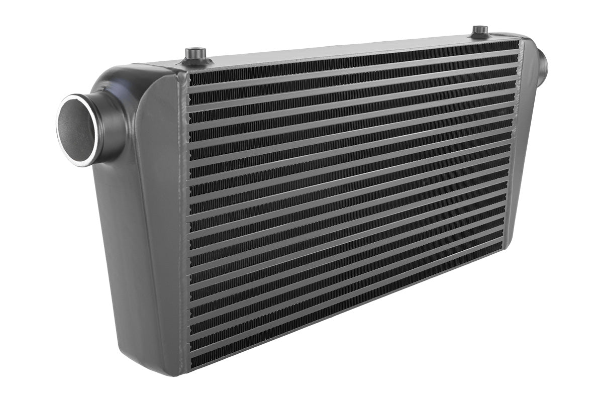 Intercooler universal de alto rendimiento PSR Pulsar 600x300x76 mm entrada y salida 63 mm