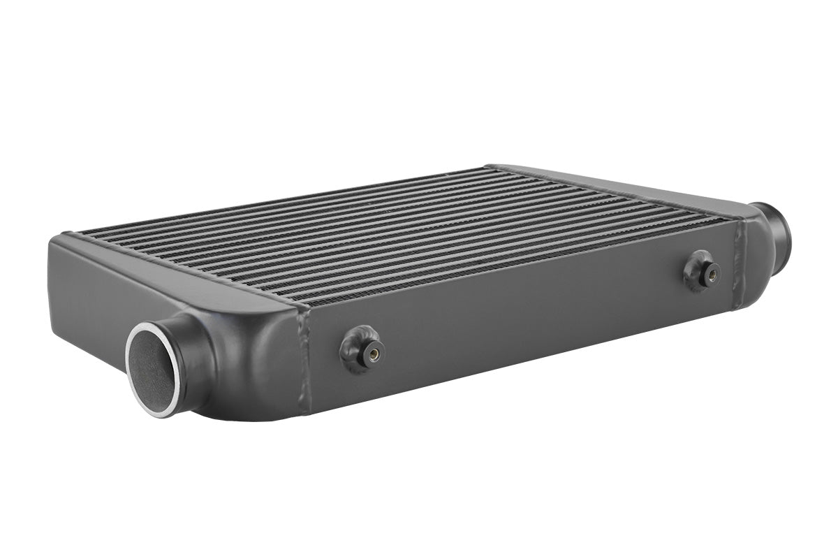 Intercooler universal de alto rendimiento PSR Pulsar 450x300x76 mm entrada y salida 63 mm