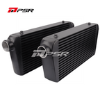 Intercooler universal de alto rendimiento PSR Pulsar 450x300x76 mm entrada y salida 63 mm