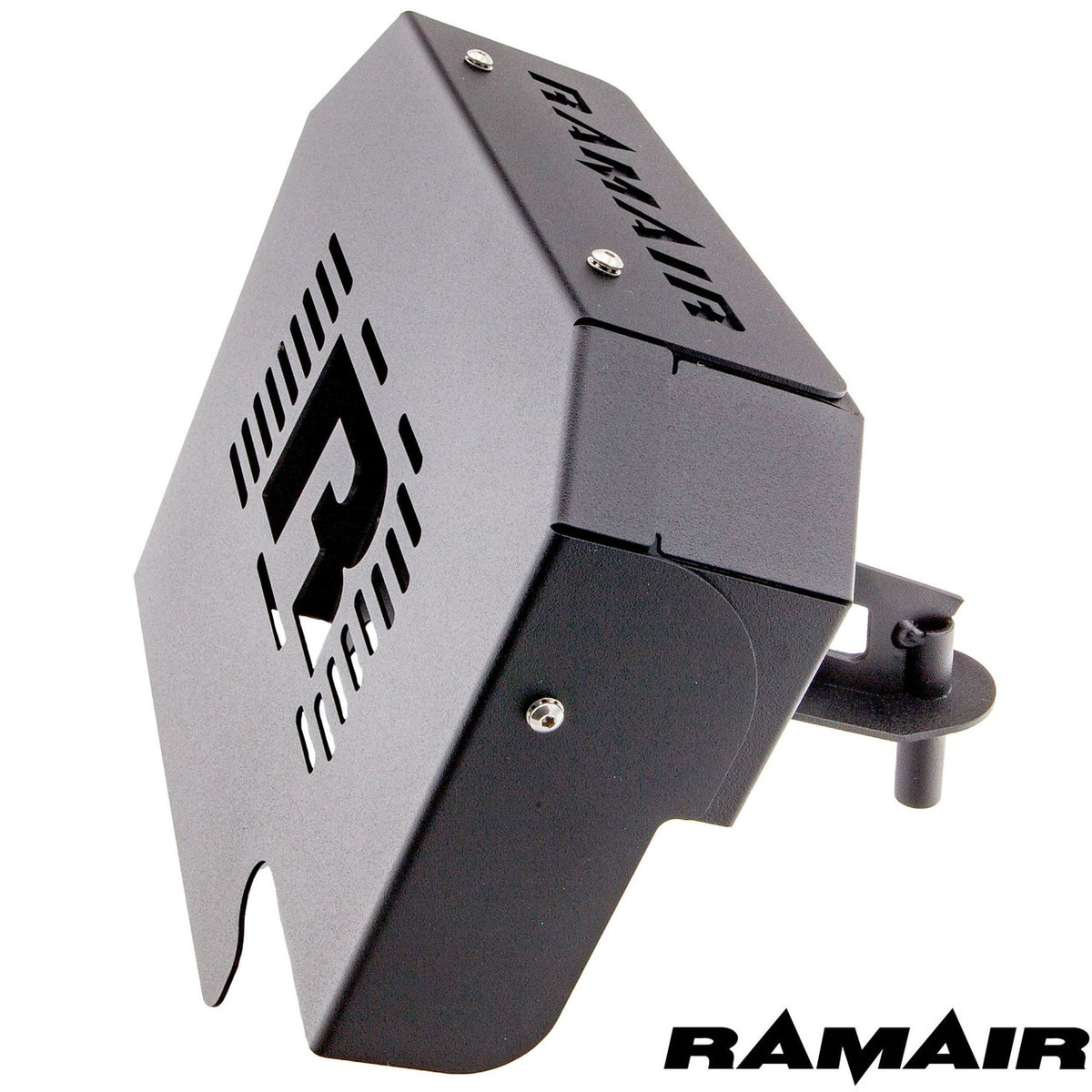 Kit de admisión deportivo con filtro de aire de espuma Ramair SR-225-BK-ECU para Ford Focus ST 225 negro con soporte de ECU