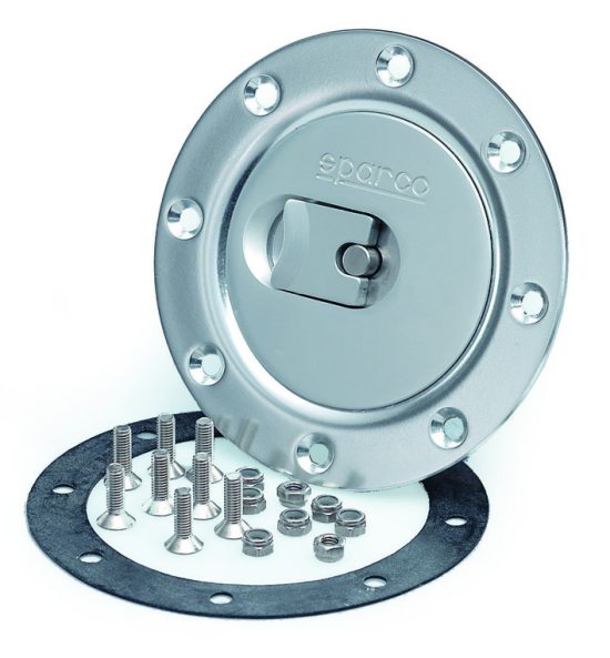 Aluminio de la tapa del combustible Sparco
