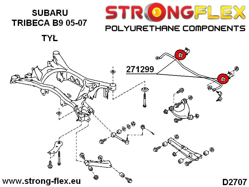 271299A: Silentblock de barra estabilizadora trasera 15 mm SPORT