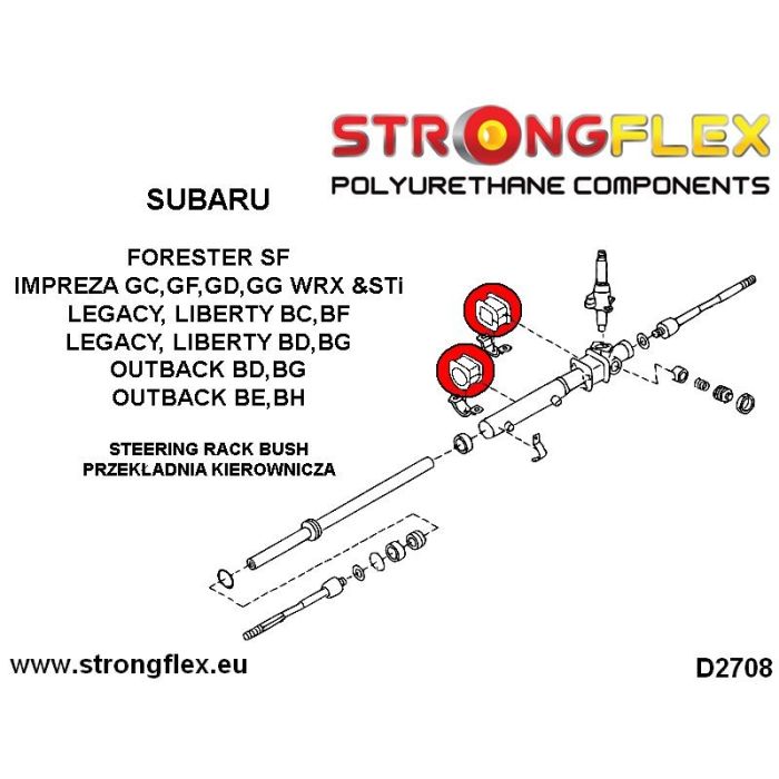 271419B: Steering rack mounting bushing