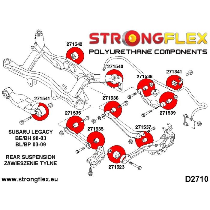 271536B: Rear lower inner arm bush