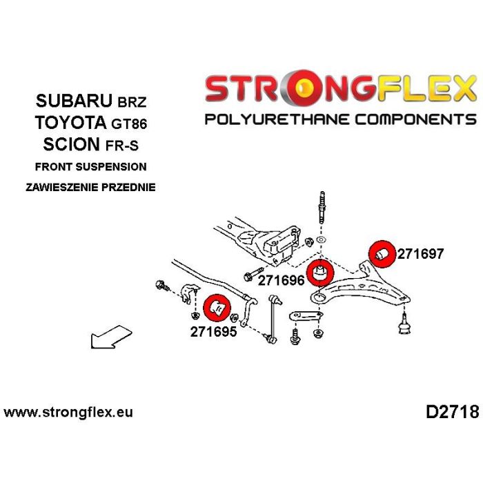 271695B: Front stabilizer bush