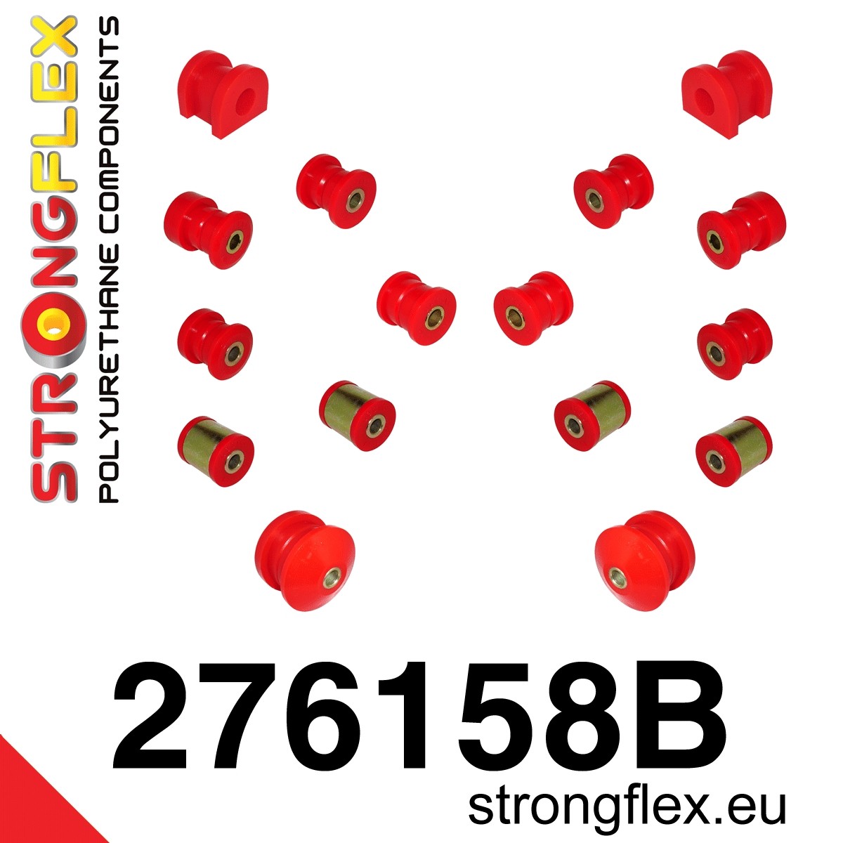 276158B: Kit de silentblocks de suspensión trasera