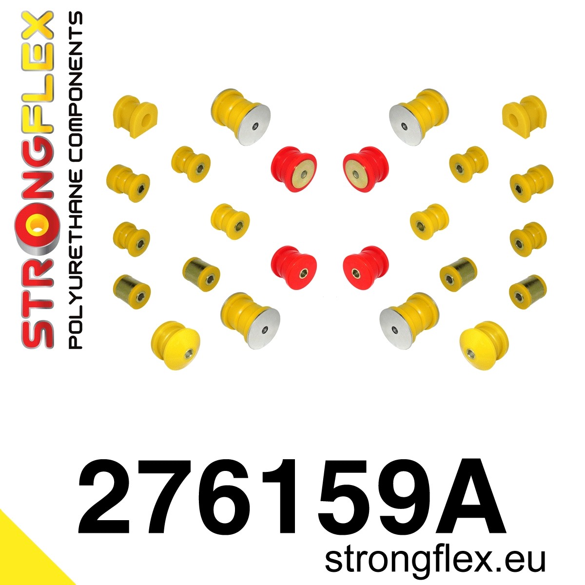 276159A: Kit completo de silentblocks de suspensión trasera SPORT
