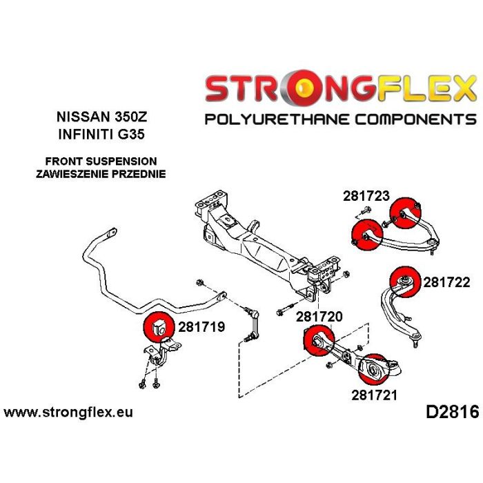 281722B: Front rod bush