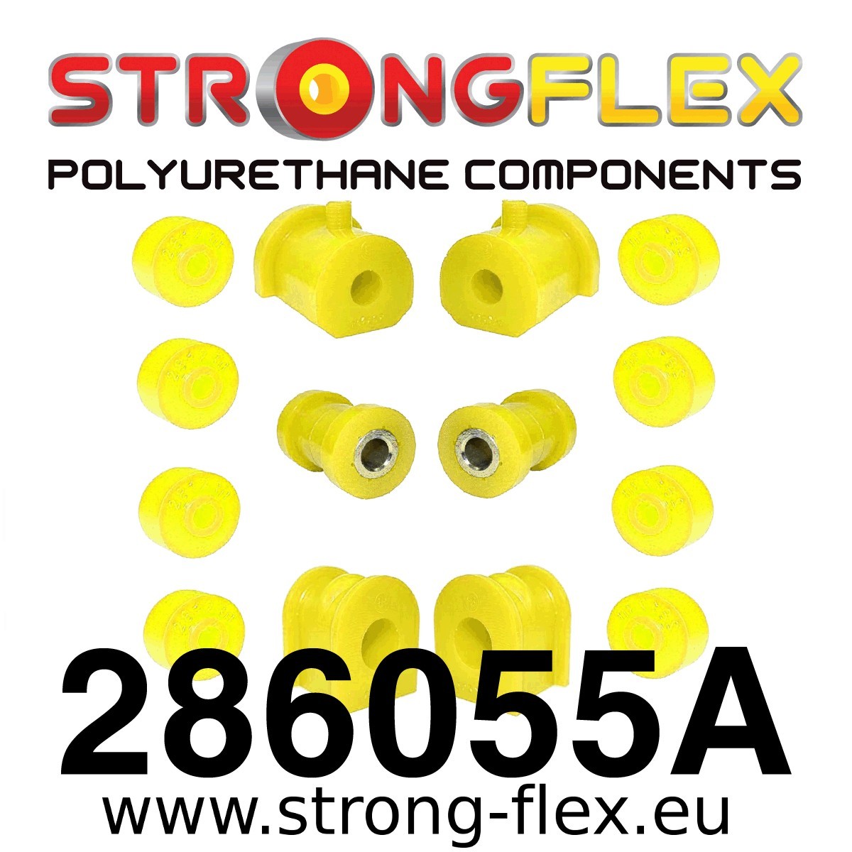 286055A: Kit de silentblocks de suspensión delantera SPORT
