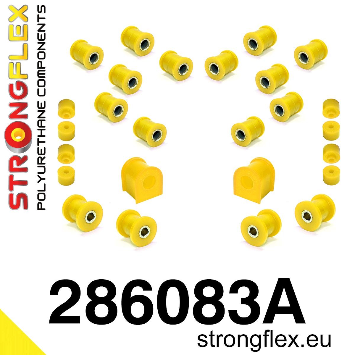 286083A: Kit de silentblocks de suspensión trasera SPORT