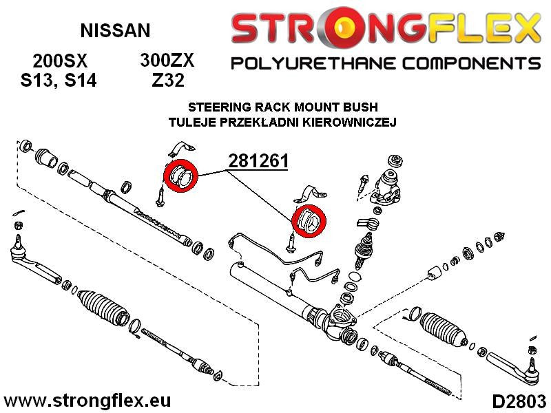 286084A: Kit completo de silentblocks de suspensión SPORT