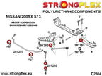 286084A: Kit completo de silentblocks de suspensión SPORT