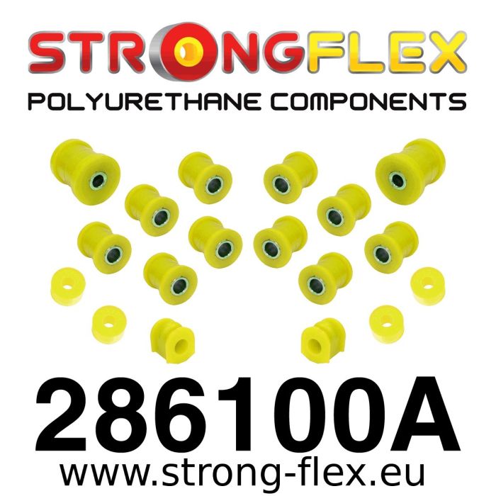 286100A: SPORT Polyurethane rear suspension bush kit