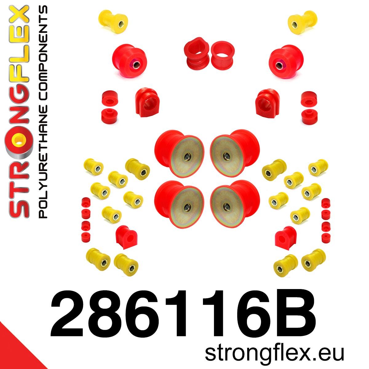 286116B: Kit completo de silentblocks de suspensión