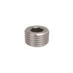 1/8" NPT macho de acero inoxidable