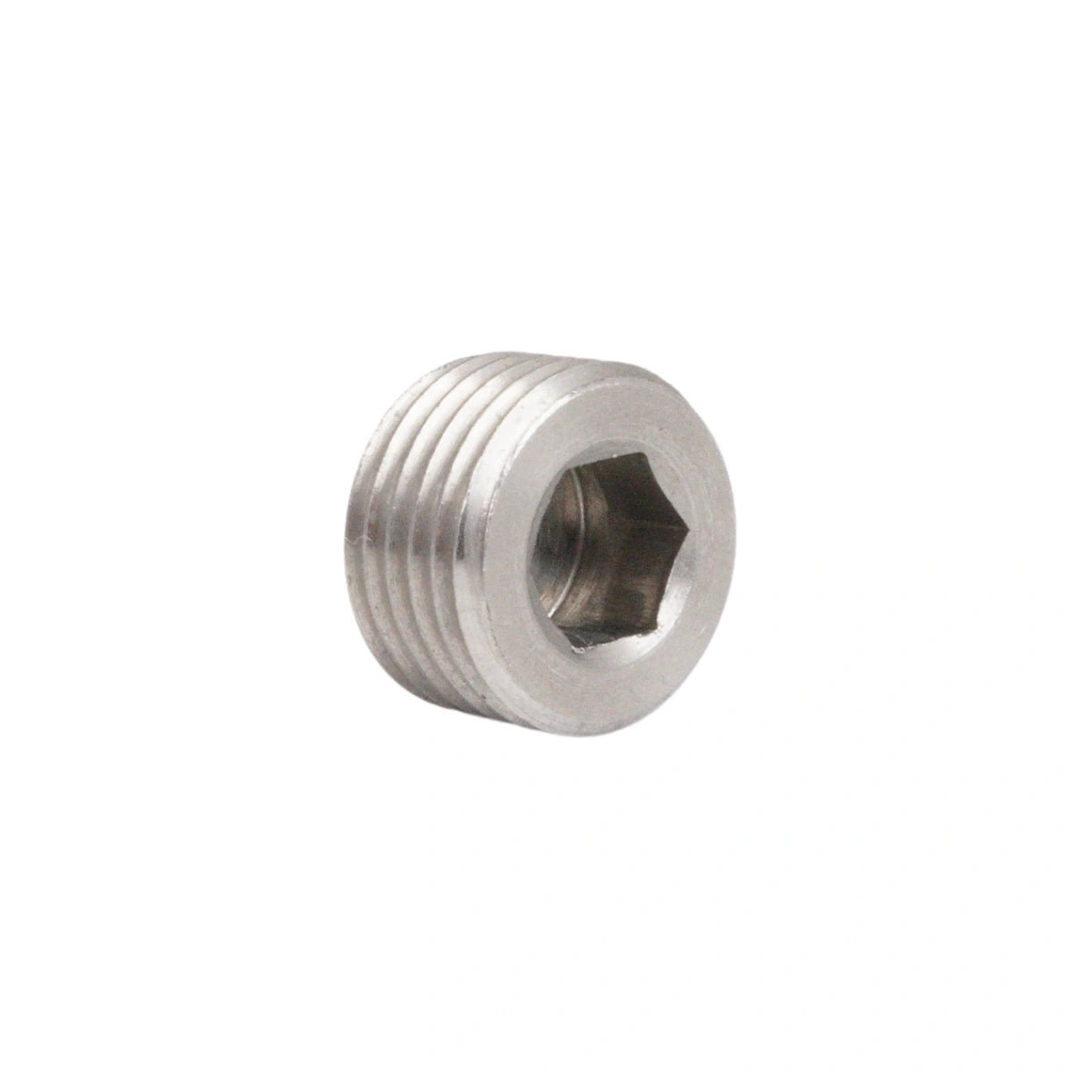 1/8" NPT macho de acero inoxidable