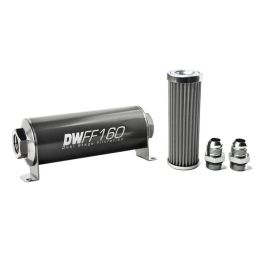 Kit de filtro de combustible en línea DeatschWerks -10AN 100 micras 160 mm