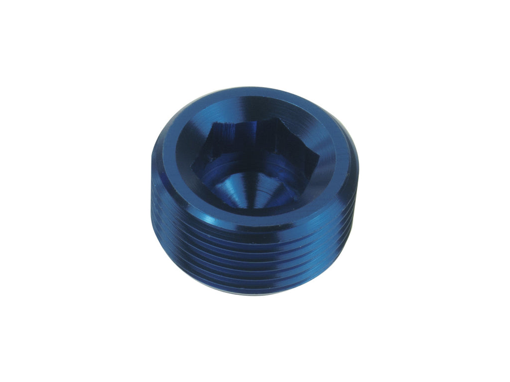 Tapón ciego macho 3/4 NPT con hexágono Allen para combustible y aceite