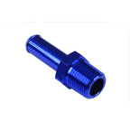 3/8 NPT to 12-13 mm (1/2) Push-to-Connect Hose Adapter, Blue Fuel.