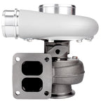 Turbocompresor Pulsar PSR 363D 780 CV .91 entrada T4 Twin Scroll salida Marmon V-Band 4,21" turbina 76*68 rodamientos de bolas
