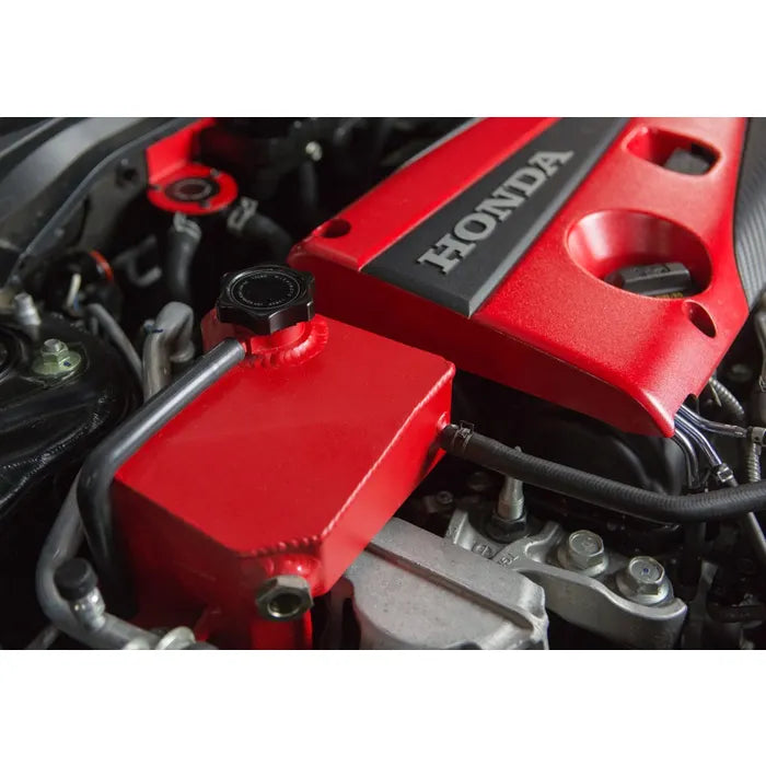 Depósito de expansión Mishimoto MMRT-CTR-17EMWRD para Honda Civic Type R 17+ Rojo arrugado