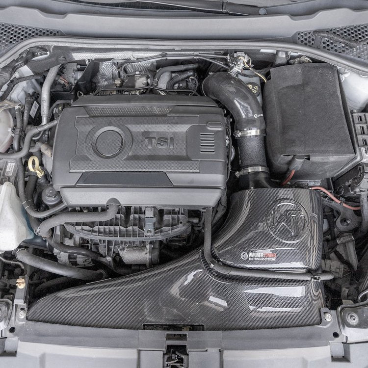 Sistema de admisión de carbono Ø76 mm Wagner Tuning para VAG 2.0TSI (EA888 Gen.3)
