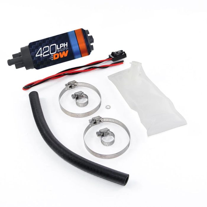 DeatschWerks DW420 420 lph Fuel Pump for Nissan 300ZX Z32 90-96 and Nissan Skyline R32/R33/R34 GTR 89-05.