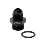 Adaptador de conexión de manguera JIC AN10 macho ORB a AN8 macho, color negro.