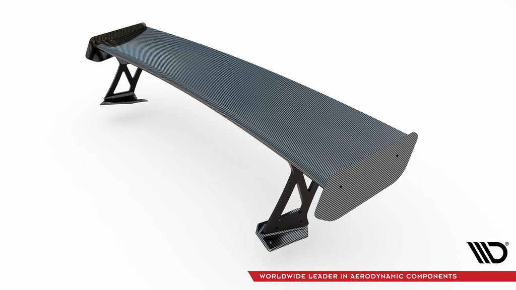 Alerón de carbono con soportes externos + LED para BMW M3 G80 / M340i G20 / 3 M-Pack G20 / 3 Standard G20