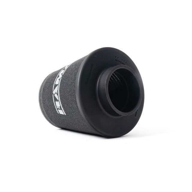 Filtro de aire Ramair ProMax grande universal de espuma con cuello de goma de 80 mm en airbox cerrado