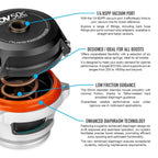 Nuke Performance BOV50c blow-off valve with V-band