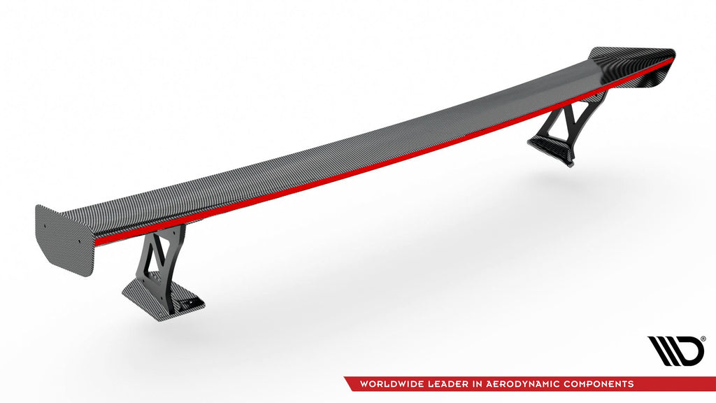 Alerón de carbono con soportes externos + LED para BMW M3 G80 / M340i G20 / 3 M-Pack G20 / 3 Standard G20