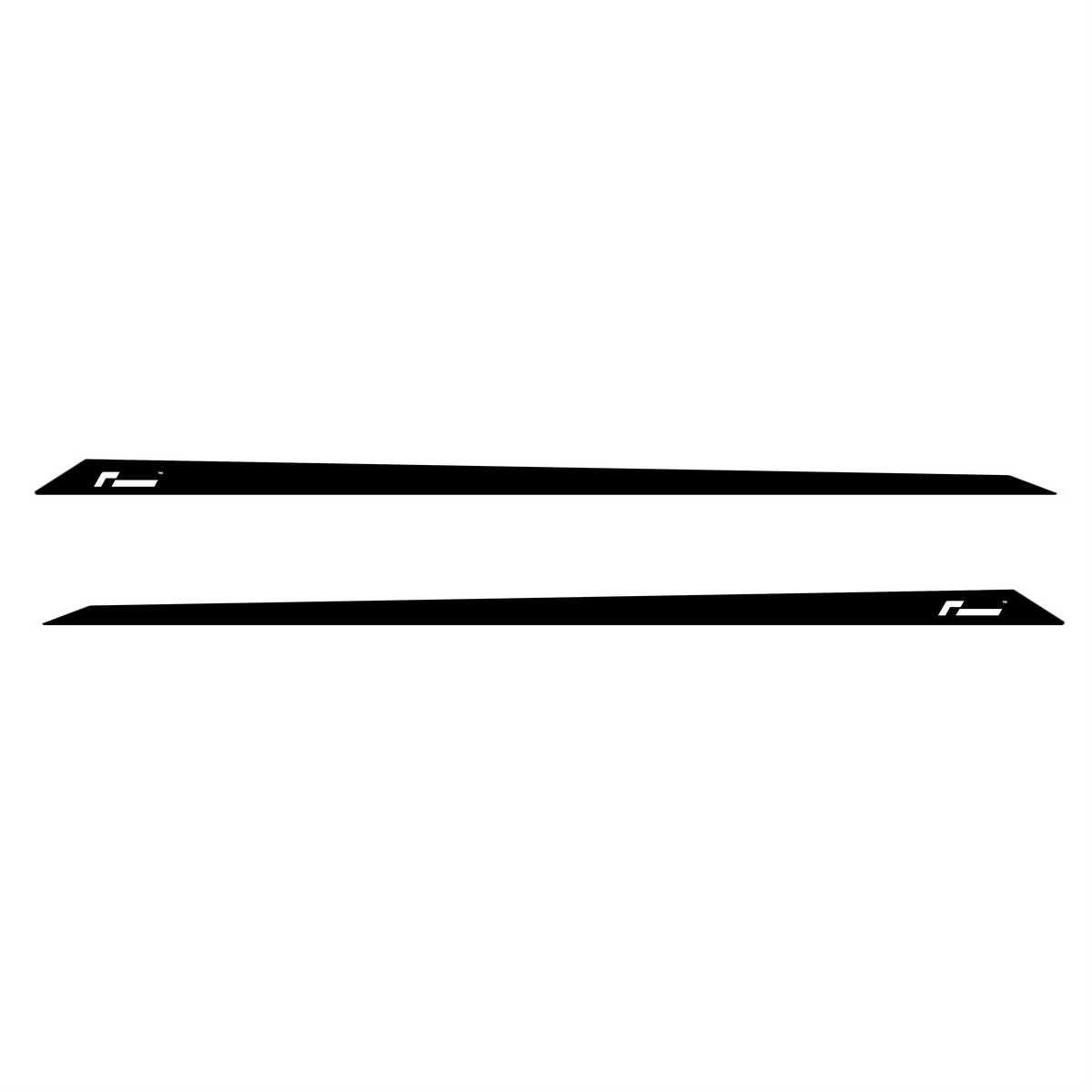 Vinilos de puerta largos negros Racingline para Audi A4 A5 A6 VW Passat Arteon