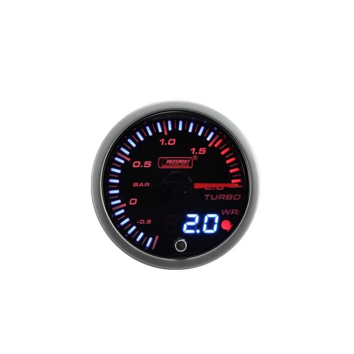 Manómetro de presión de sobrealimentación eléctrico RTMG Performance serie JDM de 52 mm