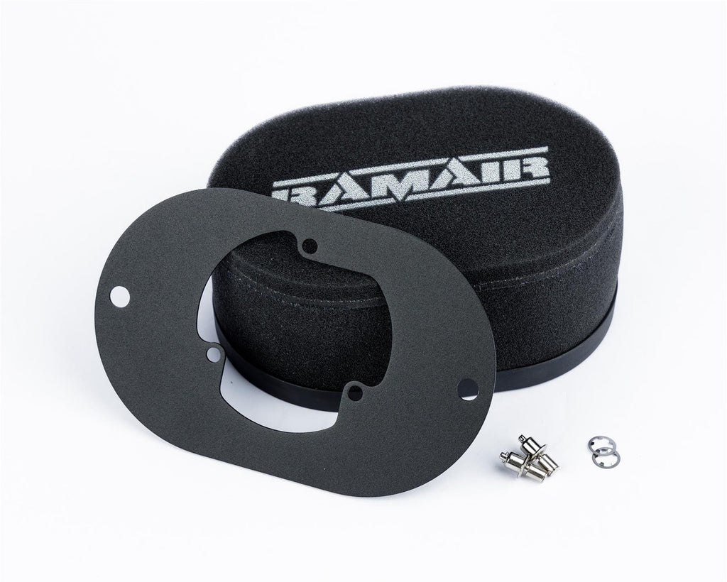 Filtro de aire de espuma Ramair para carburador con base para Pierburg 2B2 2B4 2B5 40 mm