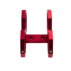 JRspec 60mm Dual Fuel Pump Mounting Bracket, Type 2, Red