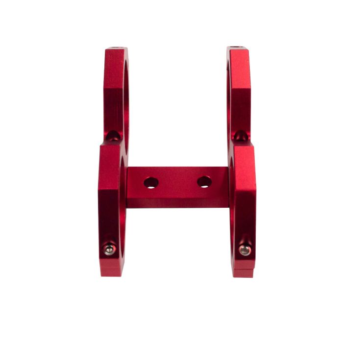 JRspec 60mm Dual Fuel Pump Mounting Bracket, Type 2, Red