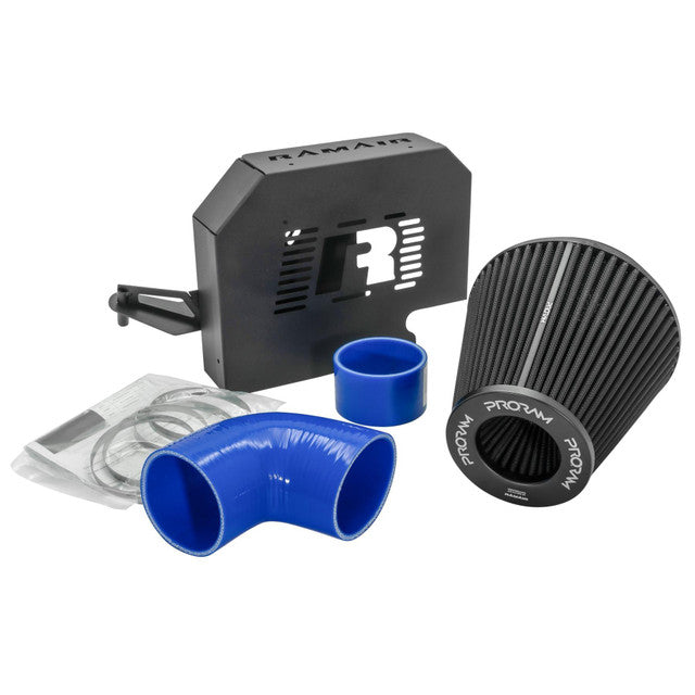 Kit de admisión con filtro de aire Proram con soporte para ECU PRK-225-BL-ECU para Ford Focus ST 225 azul