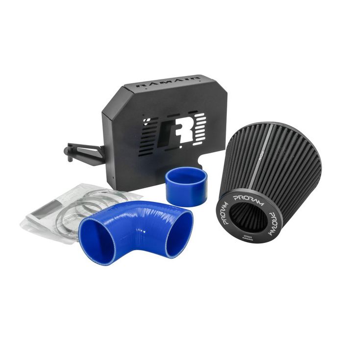 Kit de filtro de aire de admisión Proram con soporte para ECU PRK-225-BL-ECU para Ford Focus ST 225 azul