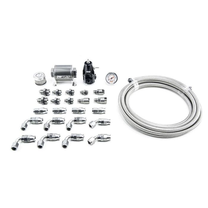 Módulo de bomba de combustible serie X2 DeatschWerks AN8 AN6 PTFE para Camaro Base o SS 3.7 V6 6.2 LS3 2010-15