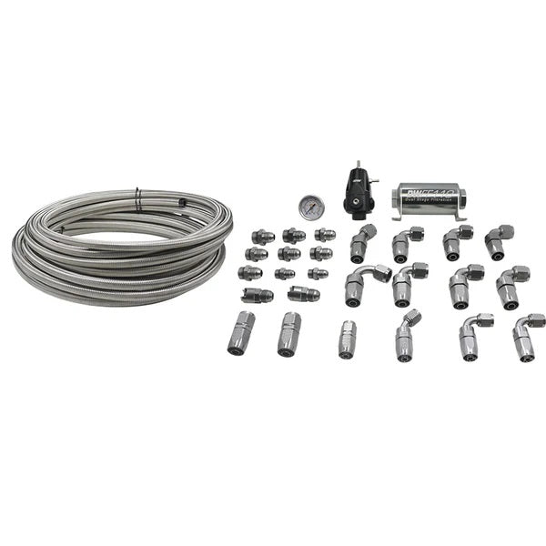 Kit de tuberías de retorno DeatschWerks PTFE 8AN de alimentación y 6AN de retorno para Hemi 2006+