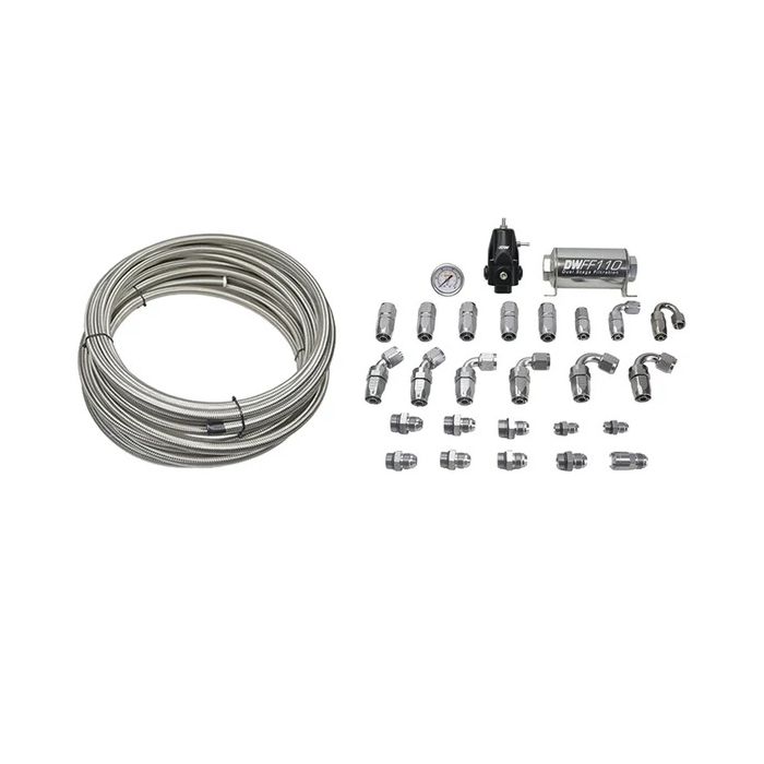DeatschWerks 2016-2022 Chevrolet and Cadillac 8AN feed and 6AN return CPE fuel line kit
